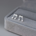 A45100 s925 sterling silver sweet heart stud earrings