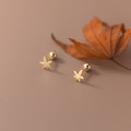A33799 s925 sterling silver trendy simple earrings