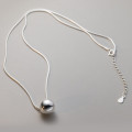 A40205 s925 sterling silver grade elegant necklace
