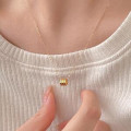 A46376 sterling silver simple elegant necklace