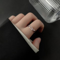 A36334 s925 sterling silver chic unique triangle hollowed geometric ring