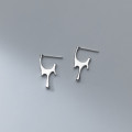 A35427 s925 sterling silver chic simple small trendy teardrop sweet earrings