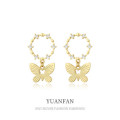 A36418 925 sterling silver cubiczirconia earrings