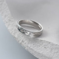 A38151 s925 sterling silver rhombic fashion unique ring
