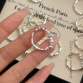 A40742 s925 sterling silver design pearl unique ring