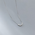 A35379 s925 sterling silver boxchain necklace