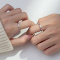 A38500 s925 sterling silver rhombic design ring