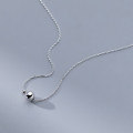 A41544 s925 sterling silver big design simple necklace