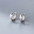 A46364 s925 sterling silver simple bar ear buckle