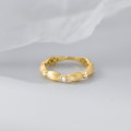 A45222 s925 sterling silver trendy sweet rhinestone ring