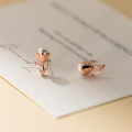 A42908 s925 sterling silver sweet flower stud design earrings