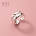 A32153 s925 sterling silver unique fashion chic heart ring