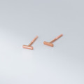 A46410 s925 sterling silver simple fashion stud earrings
