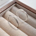 A44365 silver fashion matte finish ring