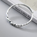 A38472 silver bangle vintage design bracelet