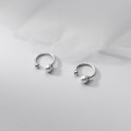 A34841 s925 sterling silver clipon chic simple pearl unique earrings