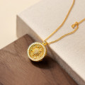 A45023 s925 silver dainty elegant rhinestone necklace
