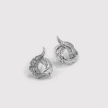 A34643 925 sterling silver cubiczirconia vintage chic earrings