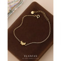 A43611 s925 sterling silver charm vintage unique simple fashion bracelet