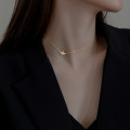 A35300 s925 sterling silver chic simple trendy bird sweet necklace