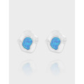 A38691 design opal quality stud sterling silver s925 earrings