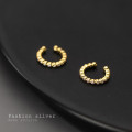 A32218 s925 sterling silver cute rhinestone clipon unique chicU adjustable earrings
