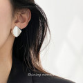 A45707 s925 sterling silver trendy sweet simple rhombic stud earrings
