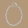 A45899 rhombic bead charm sterling silver s925 beaded handmade bracelet