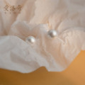 A33149 s925 sterling silver cute white earrings