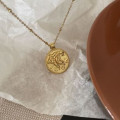 A38708 sterling silver design gold choker necklace