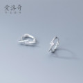 A32233 s925 sterling silver trendy chic fashion rhinestone earrings