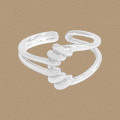 A45481 wrap bar hollowed sterling silver s925 ring