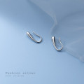 A33761 s925 sterling silver teardrop unique simple trendy chic  earrings