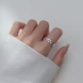 A36176 s925 sterling silver stars simple sweet star ring