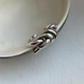 A32643 925 sterling silver twist ring