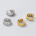 A40824 s925 sterling silver rhinestone elegant earrings
