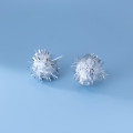 A35938 s925 sterling silver ball earrings