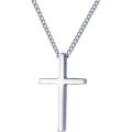 S0005 925 sterling silver dainty cross charm pendant necklace